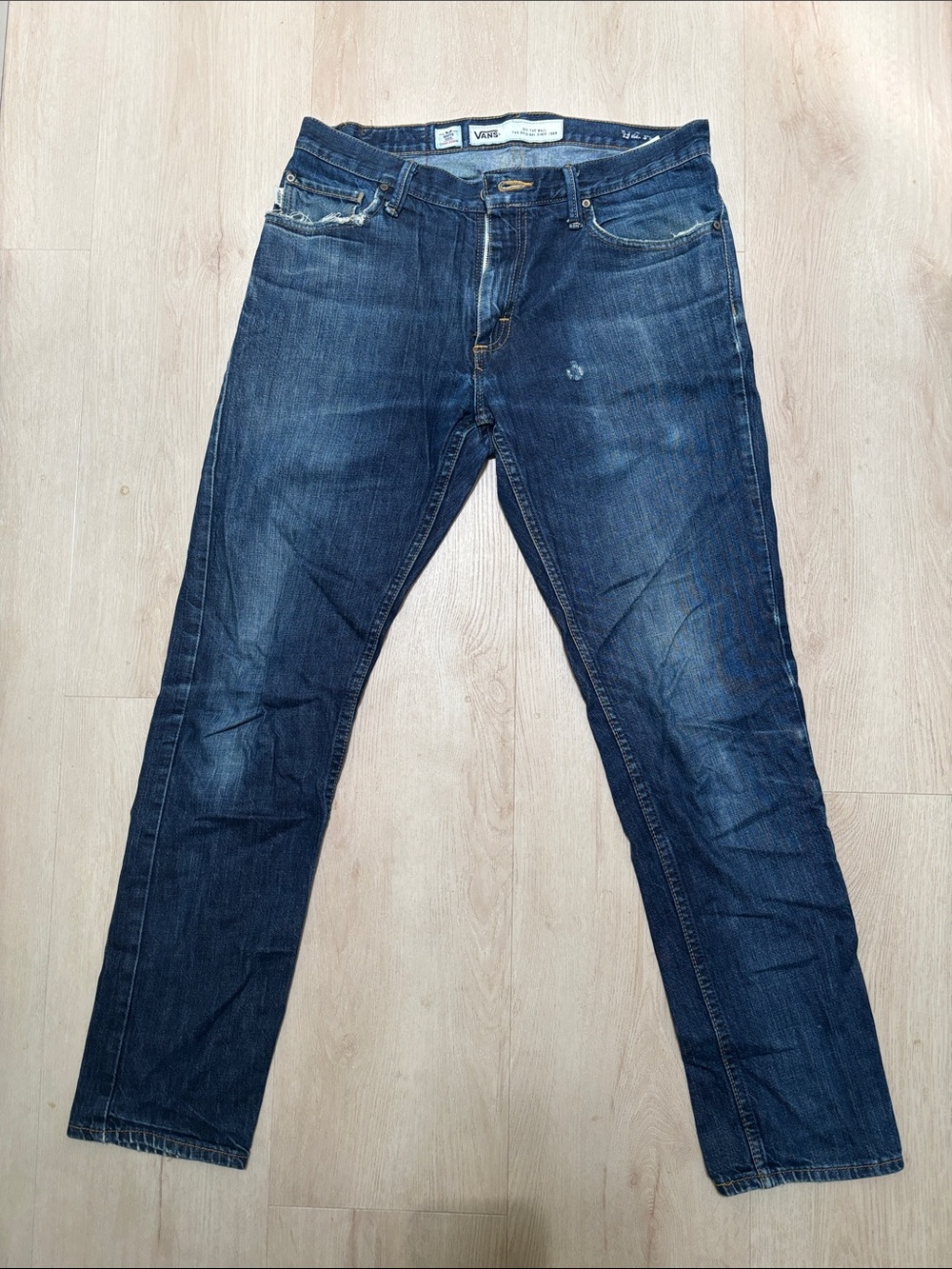 Vans Men's Indigo Slim Straight Jeans